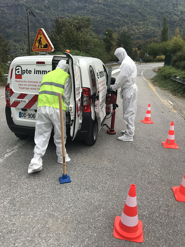 AMIANTE HAP ENROBÉS ROUTIERS Bouche du Rhône
